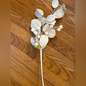 30” Faux Magnolia Leaf Spray | Neutral Cream Magnolia Stem | Farmhouse Floral